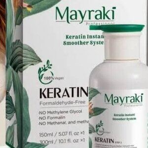 Mayraki Organic Hydrolyzed Keratin Instant Smoother System